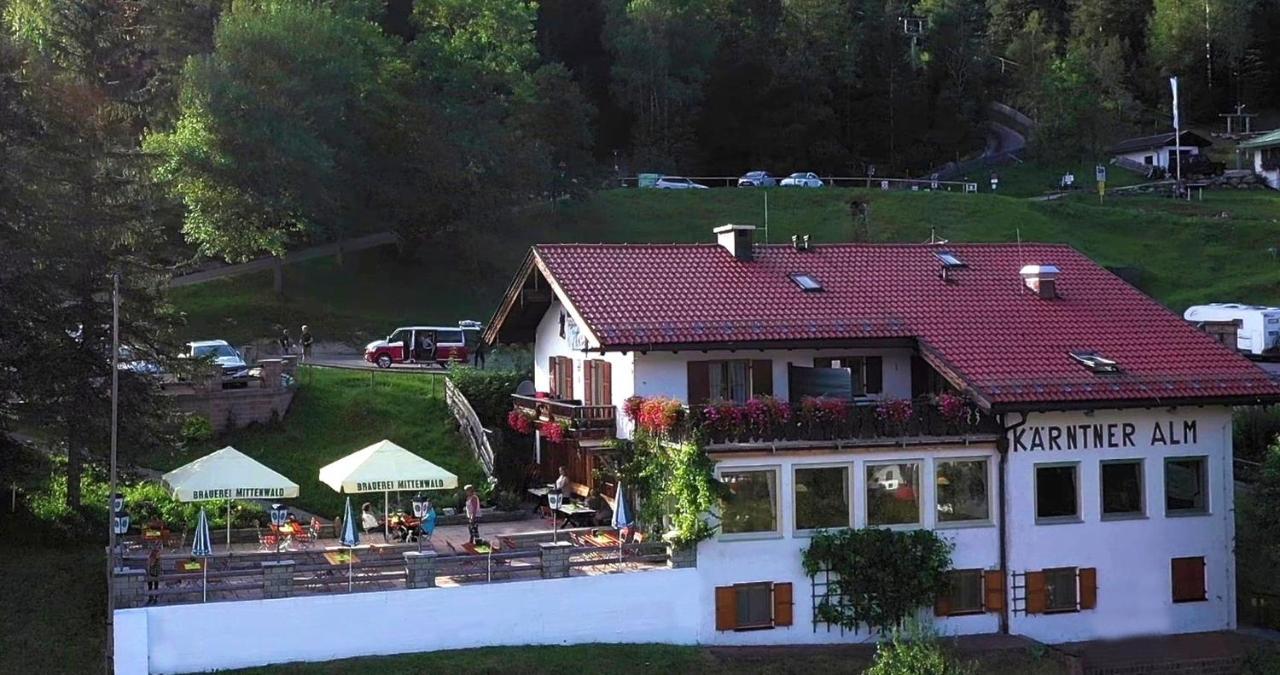 Hotel Berggasthof Karntner Alm Mittenwald Esterno foto